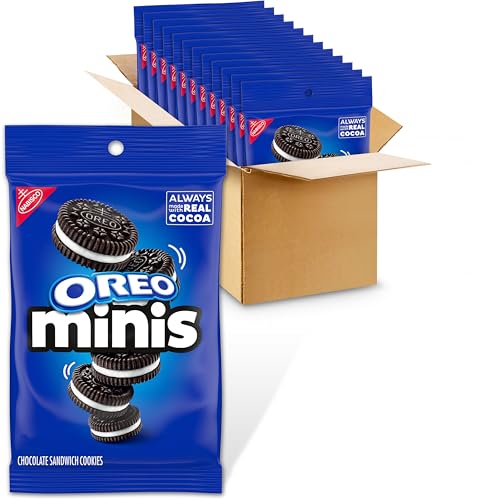 OREO Minis Chocolate Sandwich Cookies, 12-3 oz Bags