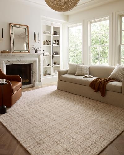 Loloi Chris Loves Julia Polly Collection POL-10 Khaki/Sand 2'-6" x 7'-6" Runner Rug