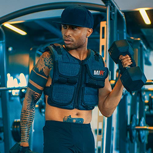 miR Air Flow Weighted Vest with Zipper Option 20lbs - 60lbs (40lbs, with Zipper)