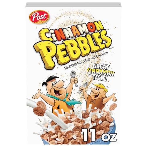 Post Cinnamon PEBBLES Breakfast Cereal, Gluten Free, 11 oz Box