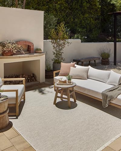 Loloi Amber Lewis Malibu Collection MAB-04 Beige/Dove 11'-4" x 15' Area Rug