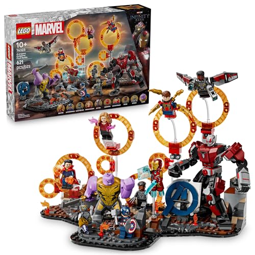 LEGO Marvel Avengers: Endgame Final Battle - Super Hero Building Set for Kids, Ages 10+ - 10 Figures Including Iron Man, Black Panther, and Iron Spider - Birthday Gift for Boys and Girls - 76323