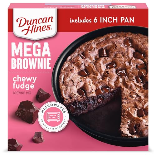 Duncan Hines MEGA Brownie Mix, Chewy Fudge, Easter Baking, 7.7 oz.