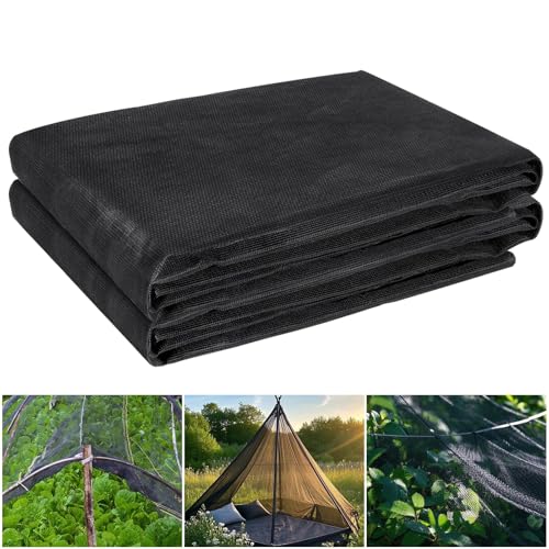 Heavy-Duty Garden Mesh Netting 9.8 x 32.8ft – Upgraded Strong Plant Protection Screen, Reusable Pest & Bird Barrier, Breathable Shade Mesh Cover for Vegetables, Fruits & Flower Bed