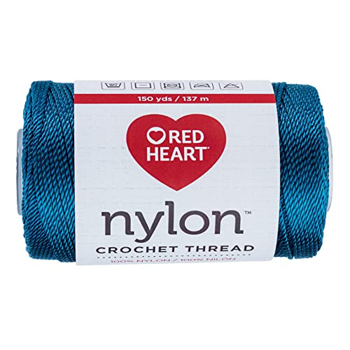 Red Heart Crochet Thread Teal 1 Pack of Crochet - Nylon - Size 18-150 Yards - Knitting/Crochet