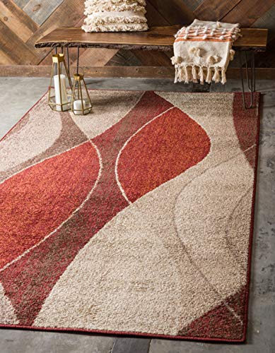 Unique Loom Autumn Collection Area Rug - Plantation (8'x 10' Rectangle, Multi/ Beige)