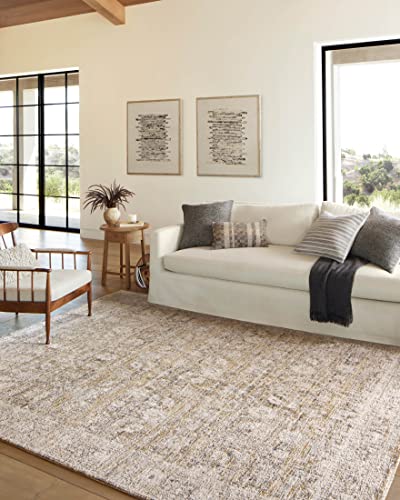 Loloi Amber Lewis Alie Collection ALE-05 Gold/Beige 11'-6'' x 15'-7'', .13'' Pile Height, Area Rug