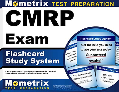 CMRP Exam Flashcard Study System: CMRP Test Practice Questions & Review for the Certified Materials & Resources Professional Examination (Cards)