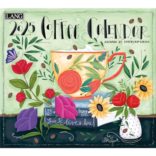 Lang, Coffee 2025 by LoriLynn Simms Wall Calendar