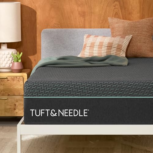 Tuft & Needle Mint Hybrid Plush Queen Size Mattress in a Box, Cooling Adaptive Foam, Individually-Wrapped Coils, 100 Night Trial, Fiberglass Free, CertiPUR-US, 10-Year Limited Warranty
