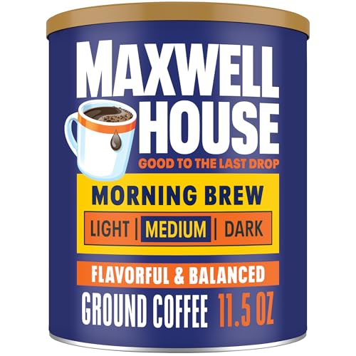 Maxwell House Morning Boost Medium Roast Ground Coffee (11.5 oz Canister)
