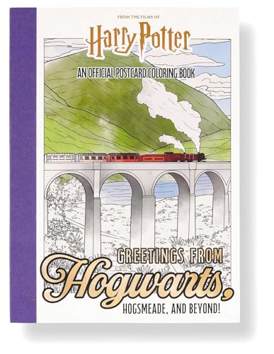 Harry Potter: Greetings from Hogwarts, Hogsmeade, and Beyond!: An Official Postcard Coloring Book
