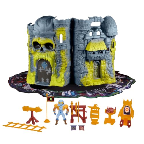 Masters of the Universe Vintage Castle Grayskull Playset with Display Mat & Spaceman Figure, Jawbridge & Other Features & Accessories (Amazon Exclusive)