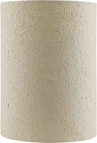 Aspen Creative 31286A Transitional Drum (Cylinder) Shape Spider Construction Lamp Shade in Tan 8" wide (8" x 8" x 11")