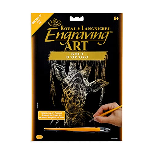 Royal and Langnickel Gold Engraving Art, Giraffe