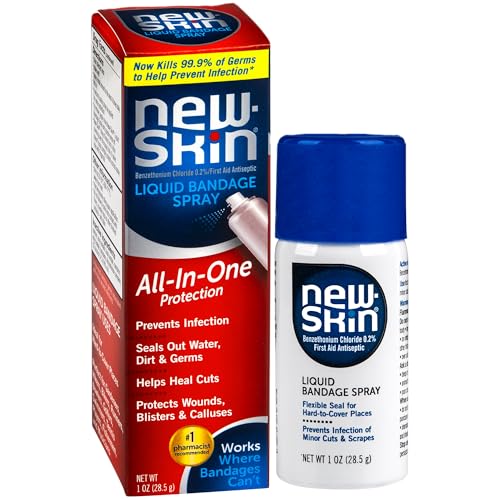 New-Skin Liquid Bandage Spray, 1 Ounce (Pack of 1) - Packaging May Vary