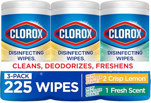 [SnS, AC] $26.07* | 3 &times; 3-Pack 75-Count Clorox Disinfecting Wipes ($8.69 each) at Amazon