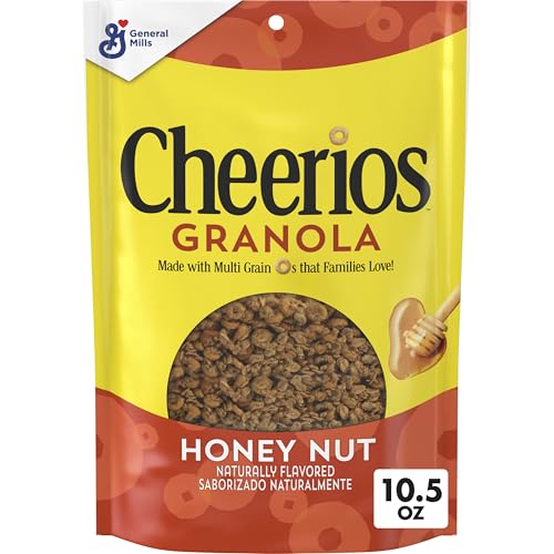 Cheerios Granola, Honey Nut, Good Source of Fiber, Excellent Source of 9 Vitamins and Minerals, 10.5 oz
