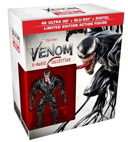 Venom (2018) / Venom: Let There Be Carnage / Venom: The Last Dance - Set - 4K + Blu-ray + Digital