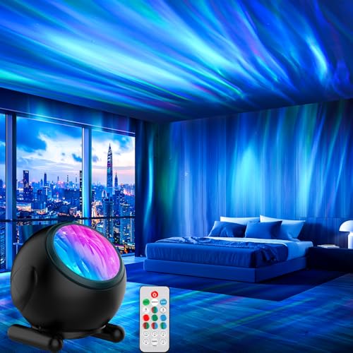 Northern Lights Projector, LED Night Light Aurora Projector with Timer and Remote, Room Decor, Gifts for Kids, Adults, Christmas, Birthday
