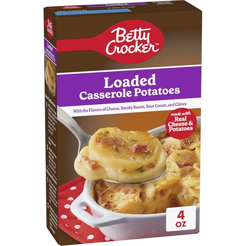 Betty Crocker Loaded Casserole Potatoes, Made With Real Cheese, 4 oz Box