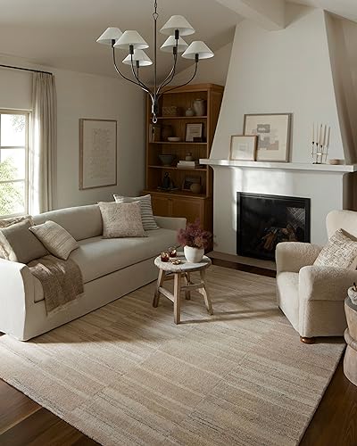 Loloi Amber Lewis Rocky Collection ROC-02 Natural/Sand, 11'-6" x 15', Area Rug