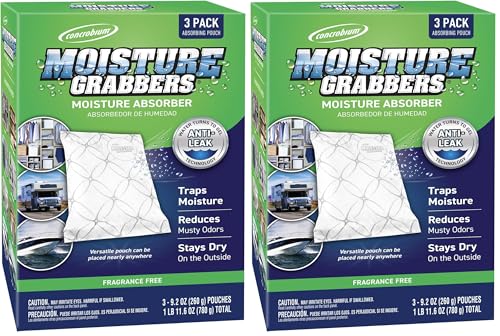 Concrobium Moisture Grabbers Humidity Absorbing Pouch, 27.6 oz (Pack of 2)