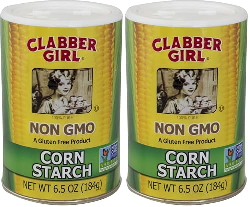 Clabber Girl Non-GMO Corn Starch, Gluten Free, 6.5 Ounce (Pack of 2)