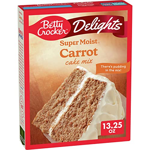 Betty Crocker Delights Super Moist Carrot Cake Mix, 13.25 oz