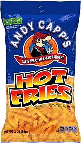Andy Capp's Hot Fries, 3 oz, 7 Pack