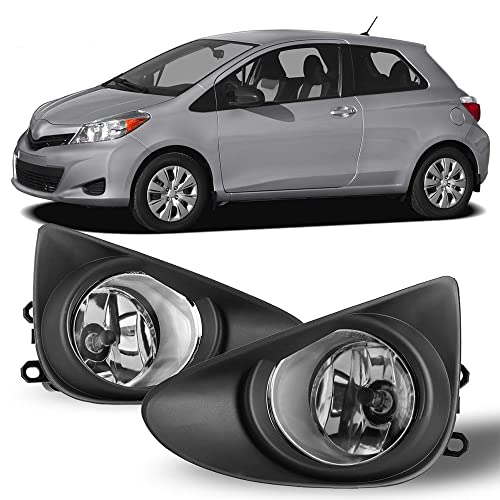 Winjet Compatible with [2012 2013 2014 Toyota Yaris Hatchback] Driving Fog Lights + Switch + Wiring Kit
