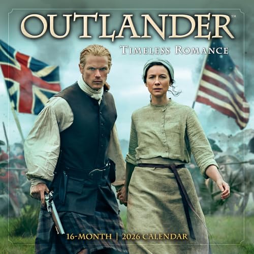 Outlander 2026 Wall Calendar, 12-Month Timeless Romance Calendar, 12" x 12", Monthly Calendar 2026 Planner with Large Grids for Office or Home