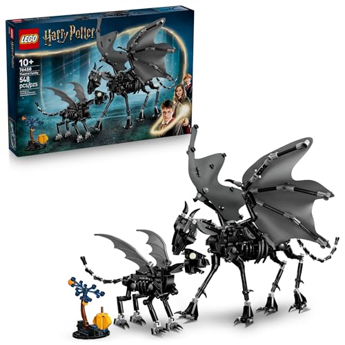 LEGO Harry Potter Thestral Family Building Toy - Pretend Play for Kids, Boys and Girls, Ages 10+ - Collectible Harry Potter Poseable Action Figures - Gift Idea for Birthdays - 76458