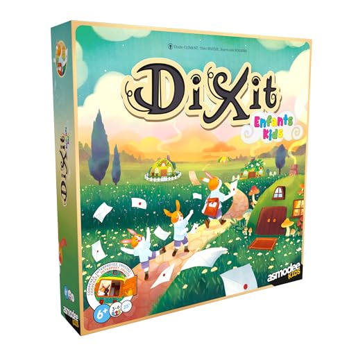 Asmodee Dixit Kids Board Game - Cooperative Storytelling, Emotional Recognition & Communication Game, Family Fun for Kids & Adults, Ages 6+, 3-6 Players, 25 Minute Playtime