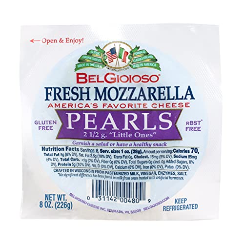 Belgioioso Mozzarella Pearls Thermo, 8 OZ