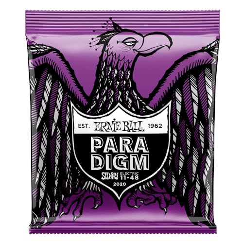 Ernie Ball Paradigm Power Slinky Electric Guitar Strings, 11-48 Gauge (P02020)