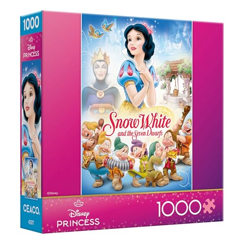 Ceaco - Disney - Snow White Poster - 1000 Piece Puzzle for Adults - Challenging and Perfect for Game Nights - Finished Puzzle Size 26.25 x 19.75