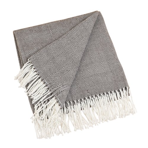 SARO LIFESTYLE TH415 1-Piece Throws, 50 by 60-Inch, Chocolate