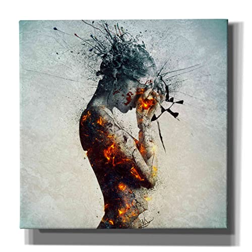 Cortesi Home 'Deliberation' by Mario Sanchez Nevado, Canvas Wall Art, 12"x12"