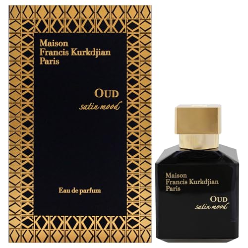 Maison Francis Kurkdjian Oud Satin Mood Eau De Parfum Spray, Vanilla Scented Amber Accord, 2.4 Fl Oz