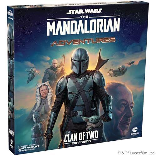 Star Wars: The Mandalorian Adventures Clan of Two Board Game Expansion - Cooperative Strategy Game for Kids & Adults, Ages 12+, 1-4 Players, 30-60 Minute Playtime, Made by Unexpected Games