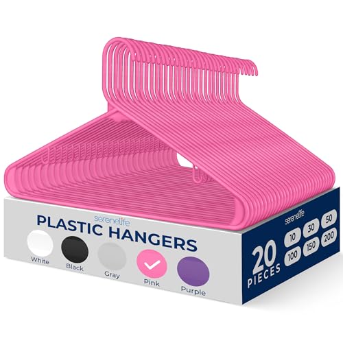 20 Pack Plastic Hangers Only $8.99 (reg. $26)