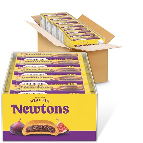 Newtons Fig Bars, Soft Fruit Chewy Cookies, 40 Snack Packs (2 Per Pack, 4 Boxes)