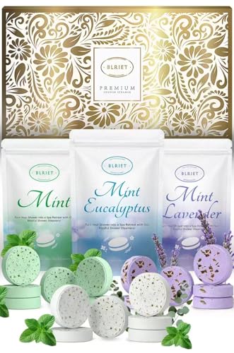 Shower Steamers Aromatherapy 18 Pack Gifts for Women Mom Wife Her Him Romance Birthday Spa Basket Natural Essential Oils Stress Relief Mint Lavender Relaxation for Men Teens Adults Travel Essentials
