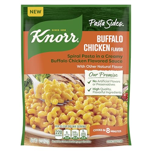 Knorr Pasta Sides Buffalo Chicken Flavor Pasta for a Delicious + Quick Side Dish, 4.2 oz