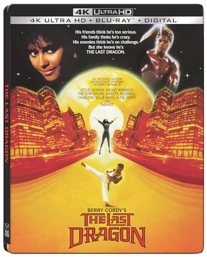 Berry Gordy?s The Last Dragon 4K Ultra HD SteelBook (4K Ultra HD + Blu-ray + Digital) - 4K + Blu-ray + Digital
