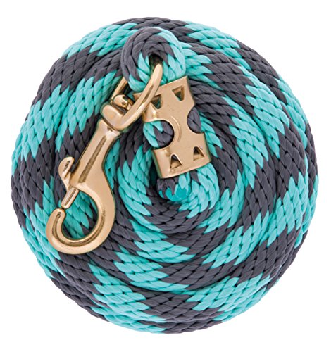 Weaver Equine Performance Lead Rope, Long Horse Lead Rope with Quick Halter Attachment, Soft Comfort Grip, Barn Horse Tack for Daily Use & Showing