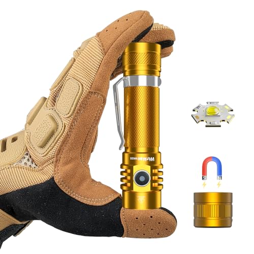 Wurkkos WK03 Pocket Flashlight Rechargeable, 1200 High Lumens Super Bright LED Flashlight with 6 Modes, High CRI 519A LED, IP68 Waterproof, Small Powerful Flashlight for Home, Emergency, Camping