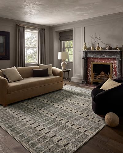 Loloi Jeremiah Brent Bleecker Collection BLE-04 Sage/Granite 2'-7" x 8'-0" Runner Rug