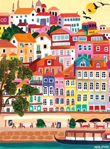 Buffalo Games - Bonjour - Porto Portugal - 1000 Piece Jigsaw Puzzle for Adults - Challenging Puzzle Perfect for Game Nights